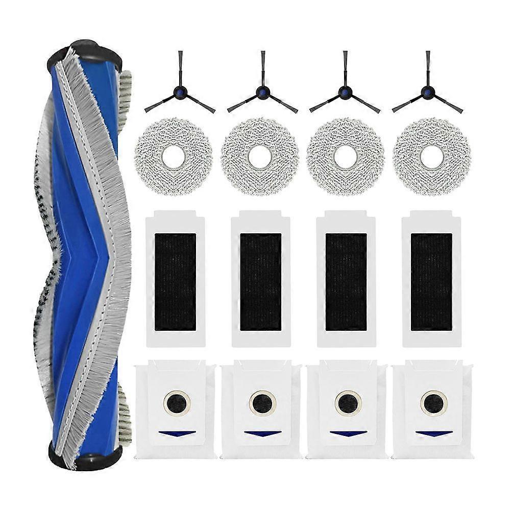 Ersatzzubehörset Für T30 Omni Und T30 Pro Max: Beinhaltet Bürsten, Filter, Reinigungstücher Und Einen Staubbehälter.