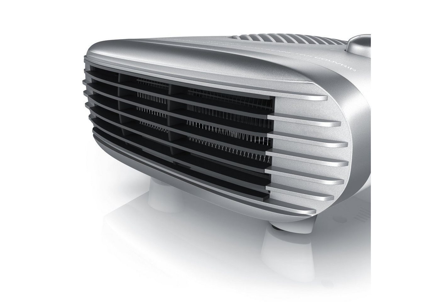 Brandson - Heizlüfter 2000W, einstellbares Thermostat, Überhitzungsschutz, Automatische Abschaltung, 3 Leistungsstufen, Weiß/Silber Bild 4
