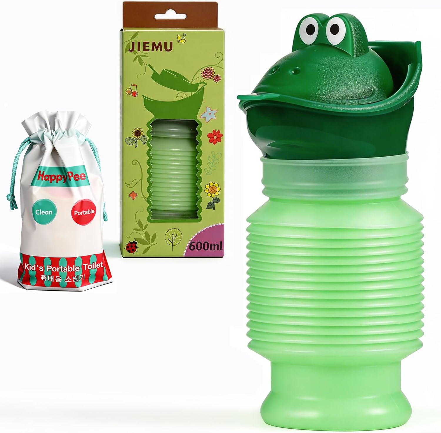 Einziehbares Urinal, 600 Ml Tragbare Mobile Toiletten-kammer-urinflasche Für Männer Und Frauen, Wiederverwendbares Notfallurinal Für Camping, Autoreisen, Staus Und Warteschlangen