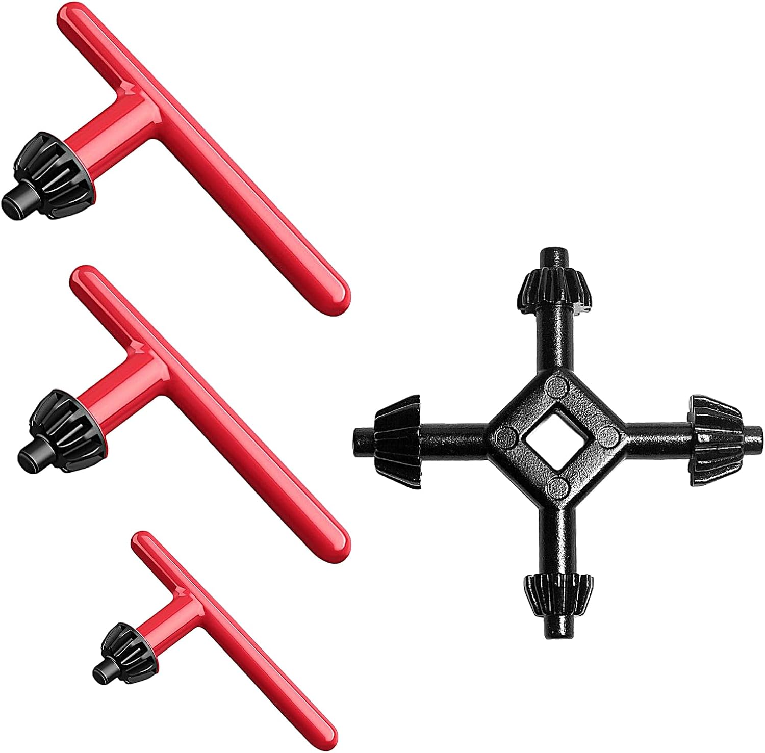 4-teiliges Bohrfutterschlüssel-set, Bohrfutterschlüssel Für Elektrische Bohrmaschinen, 4-in-1-bohrfutterschlüssel, Multifunktions-bohrfutterschlüssel