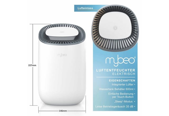 Luftentfeuchter elektrischer Entfeuchter Dehumidifier - Mybeo