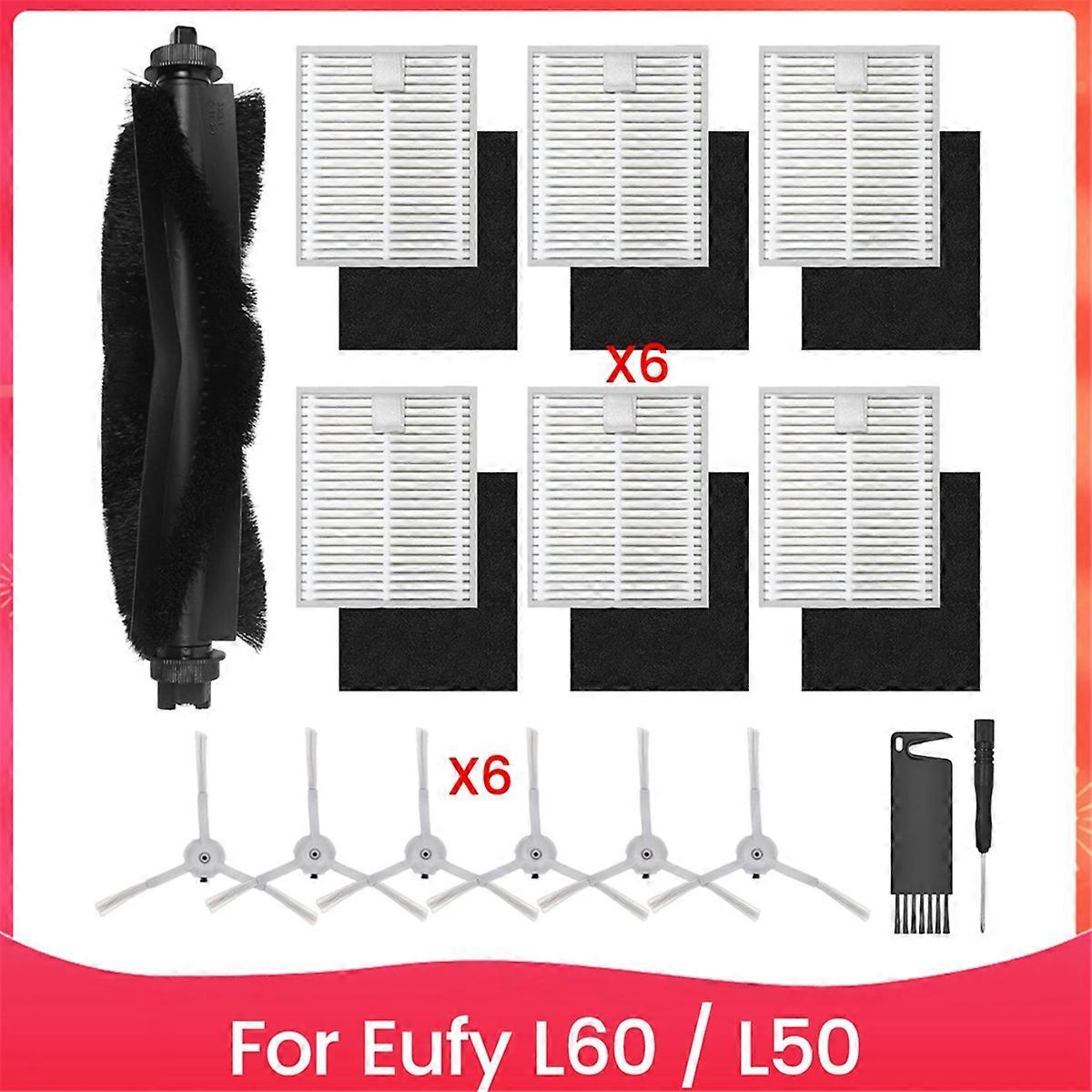 Ersatzzubehörset Für Den Saugroboter L60/l50: Hauptseitenbürste Und Hepa-filter.