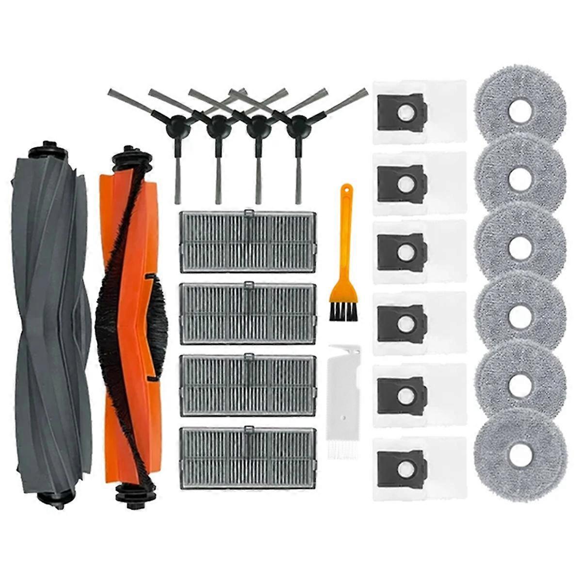 Für X30 Ultra, X30 Pro, M30s, D103cn, L10s Pro Ultra Heat, Hauptseitenbürste, Filter, Staubbeutel