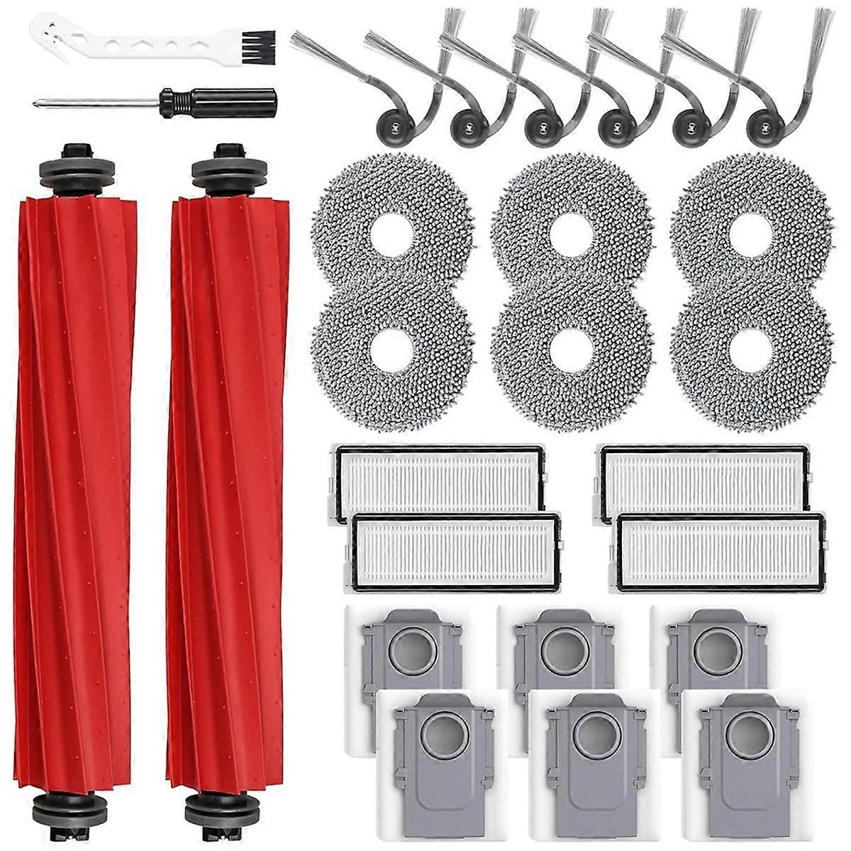 Ersatzteile Für Saugroboter 35a/35s: Hauptseitenbürste, Hepa-filter, Reinigungstücher, Staubbeutel