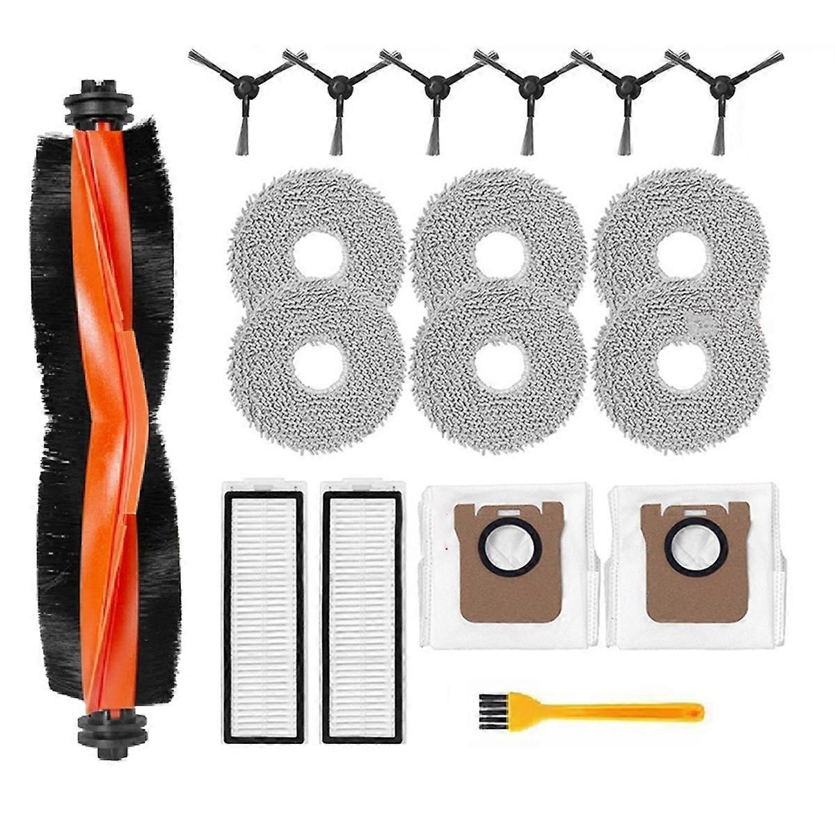 Zubehörset Für Den Staubsauger X20 Max/x20 Pro: Hauptbürste, Reinigungstuch, Seitenbürste, Hochleistungsfilter