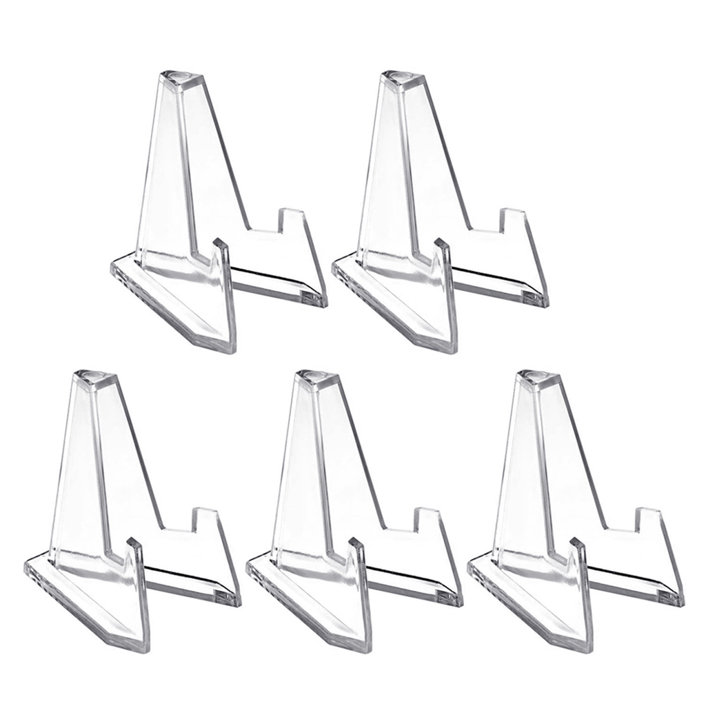 Stk Acryl-stativer Mini-mynt-display-stativ-stab-halter-stativ Hylle Für Samlemynter-kapsel-utfordring-medaillen-korthalter