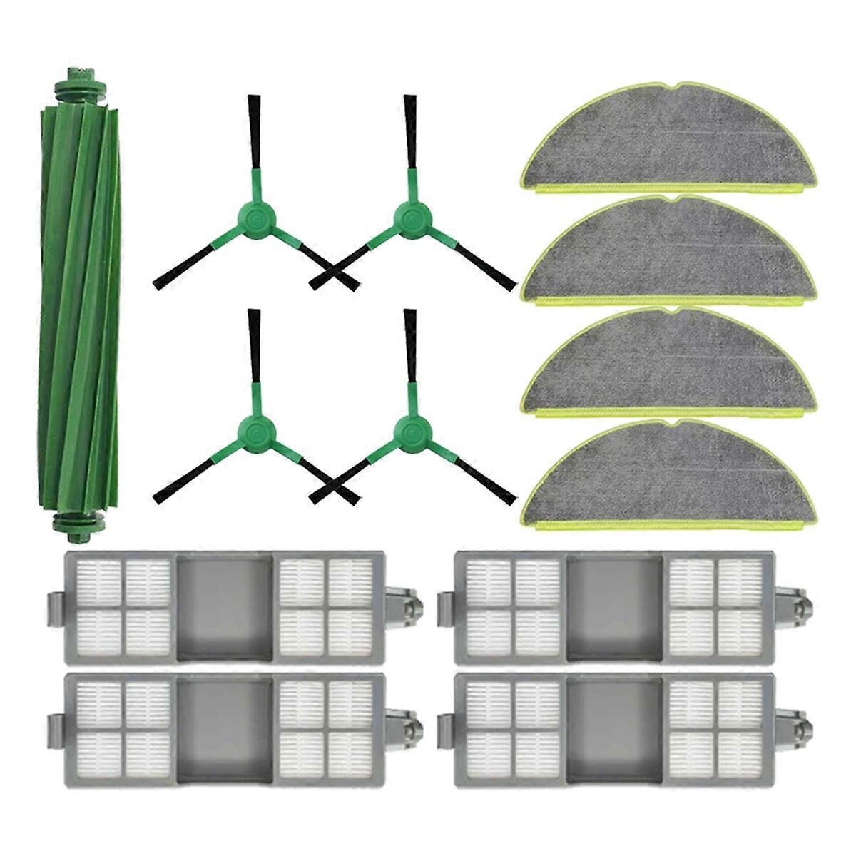 Ersatzteile Kompatibel Mit Dem Saugroboter 205 Combo / 205 Vac: Hauptbürste, Seitenbürste, Filter Und Reinigungstuch