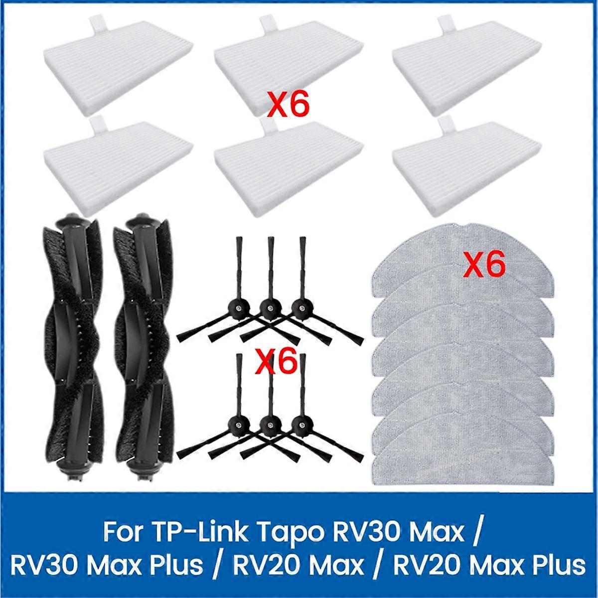 Für Rv30 Max/rv30/rv20 Max/rv20: Ersatzteil, Bürste, Hepa-filter Und Reinigungstuch
