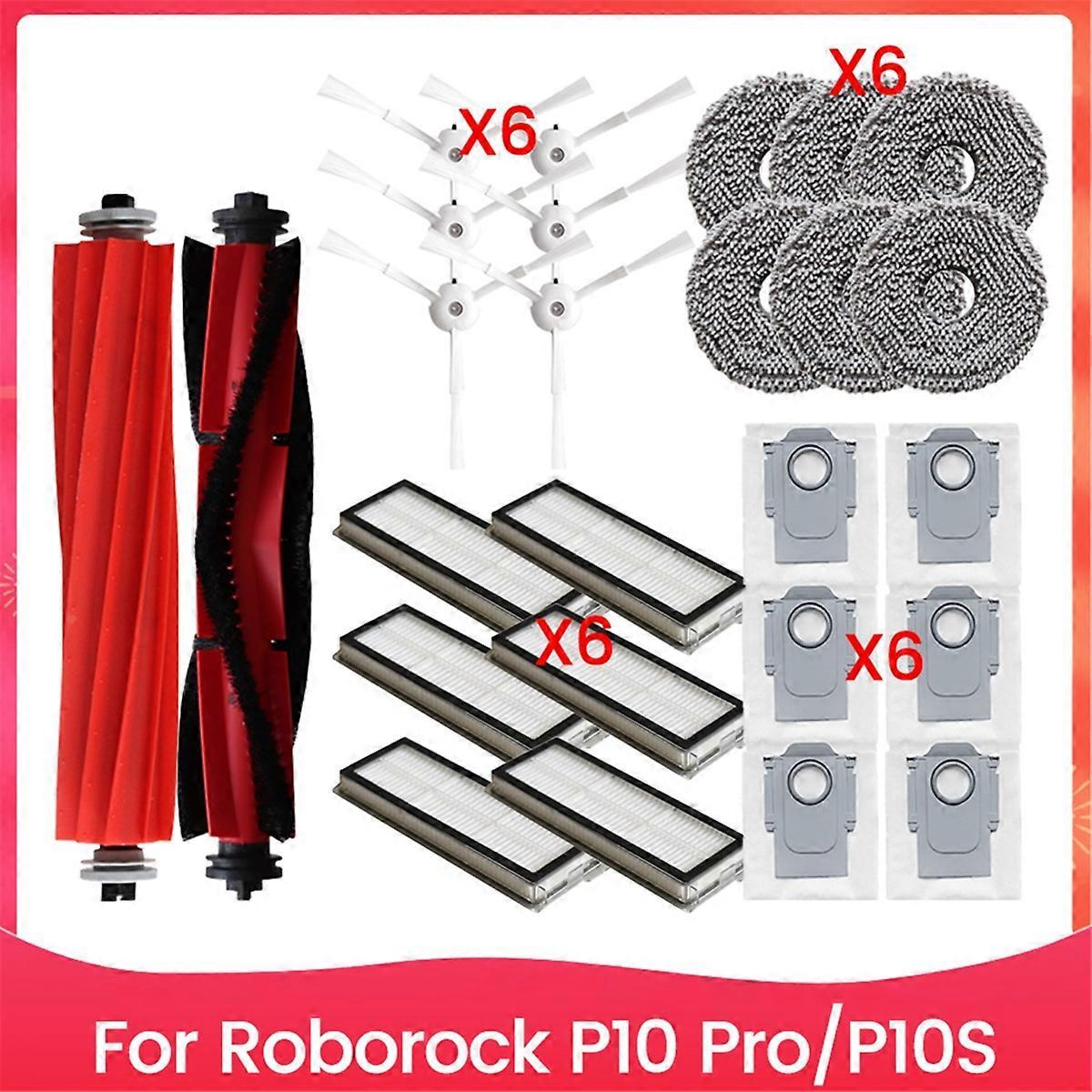 26-teiliges Set Für P10 Pro/p10s: Bürste, Hepa-filter, Reinigungstuch, Staubbeutel Und Effektives Reinigungszubehör