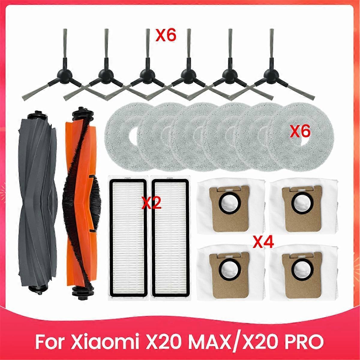 Packung Mit 20 Ersatzteilen Für Xiaomi X20 Max X20 Pro Staubsauger