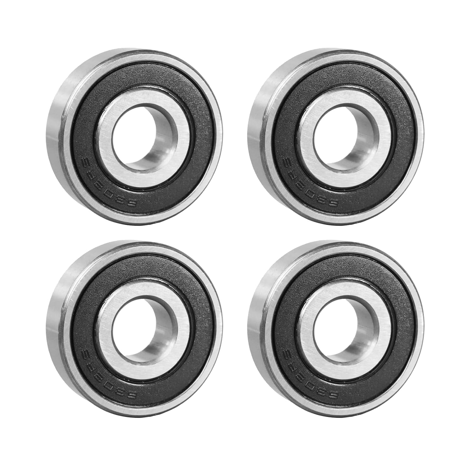 Stück 6302 2rs Kugellager 15x42x13mm, 6302-2rs 6302rs Abgedichteter Kohlenstoffstahl Für Maschinen Und Werkzeuge (6302-2rs 4 Stück)