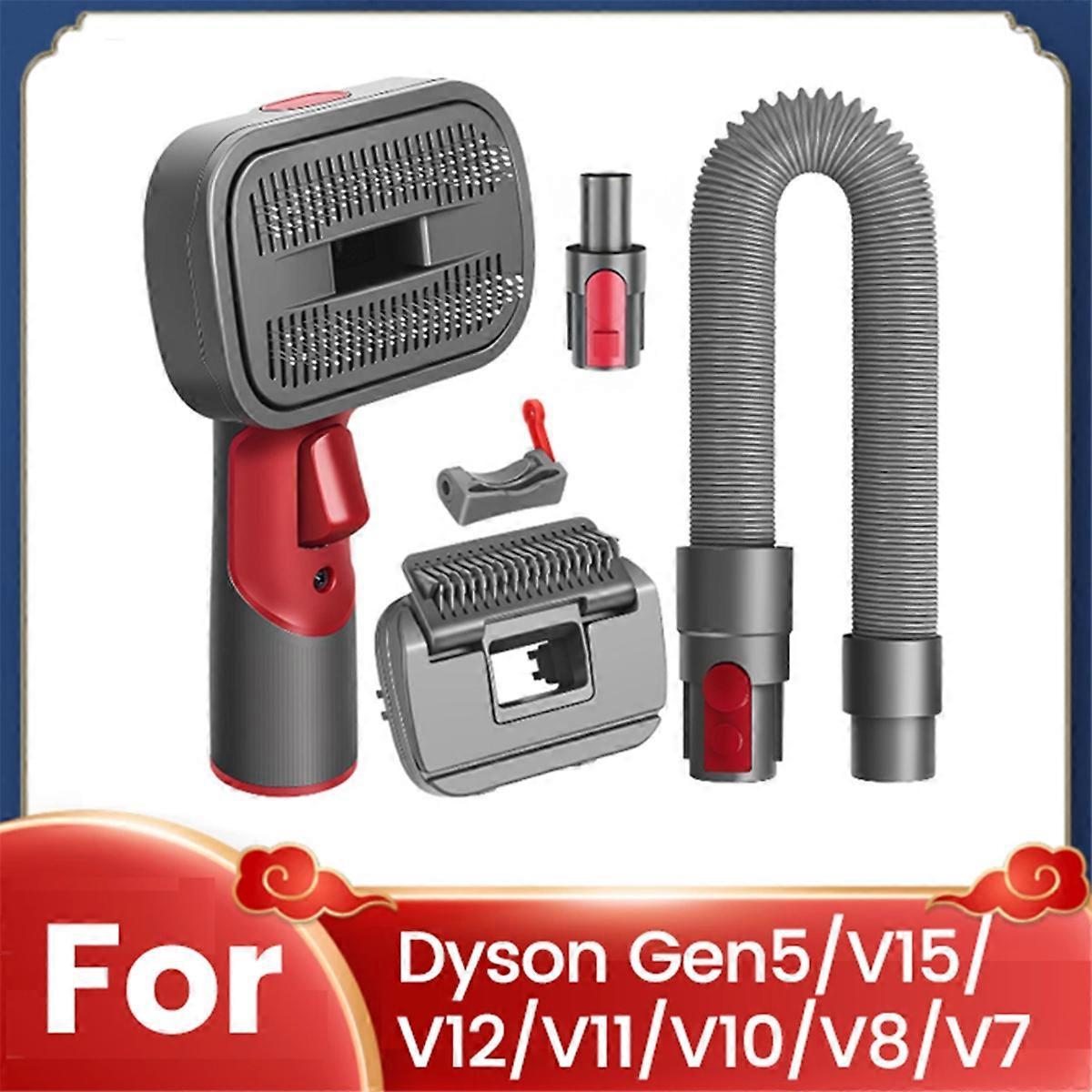 2-in-1-staubsaugerbürste Für Hundehaare, Ideal Zum Pflegen Und Entwirren Von Abgestorbenen Haaren (kompatibel Mit Gen5, V15, V12, V11, V10, V8, V7). Entfernt Abgestorbene Haare.