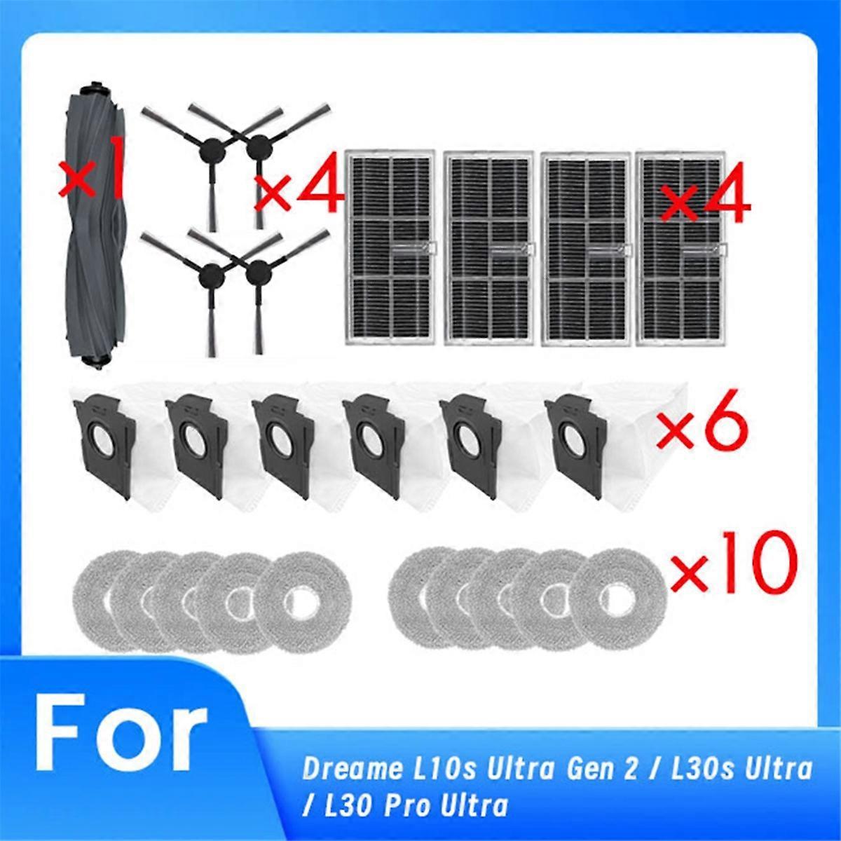 Hauptseitenbürste Für Den Dreame L10s Ultra Gen 2 Saugroboter, 25 Stück