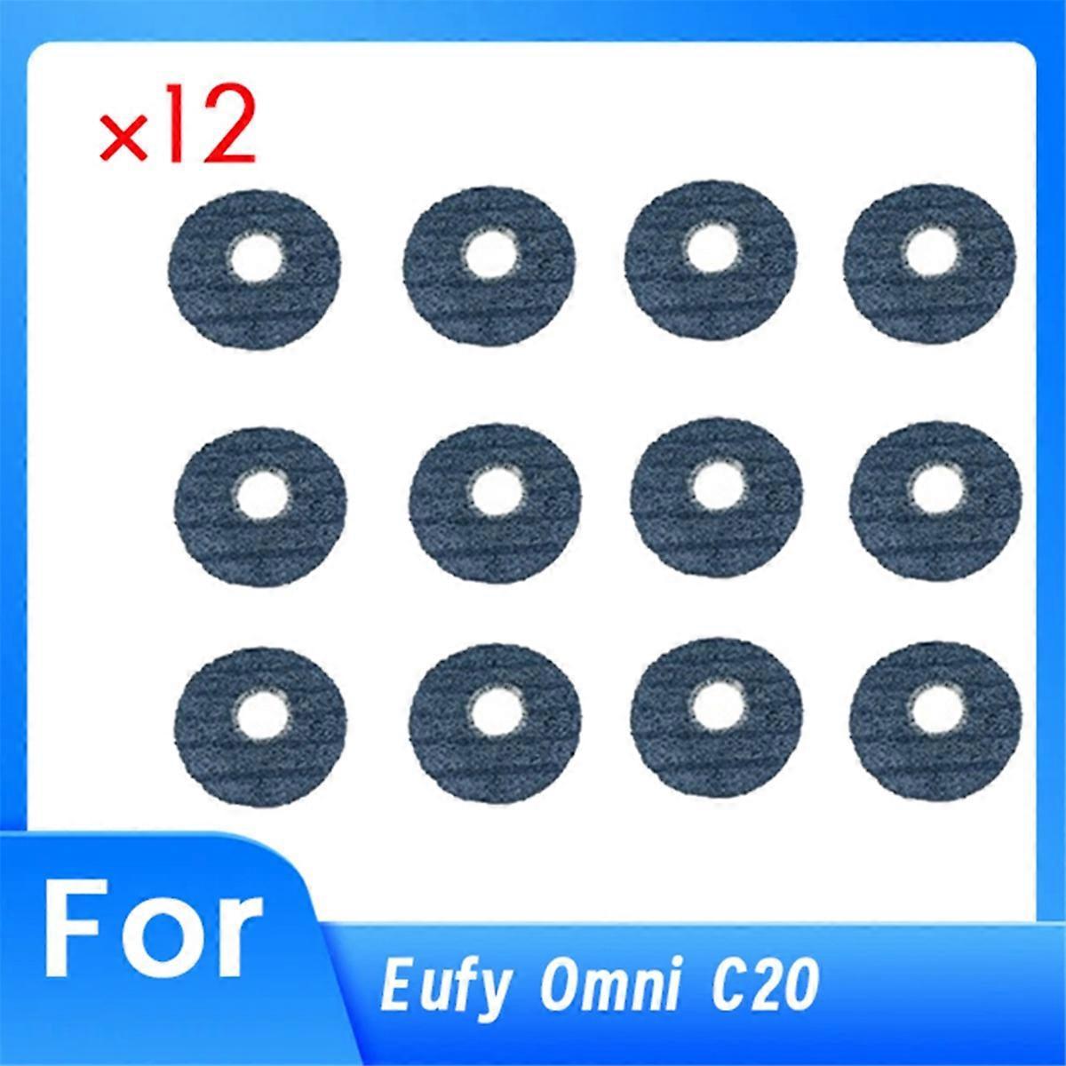 Packung Mit 12 Reinigungstüchern Für Den Omni C20 Saugroboter (ersatzteile)