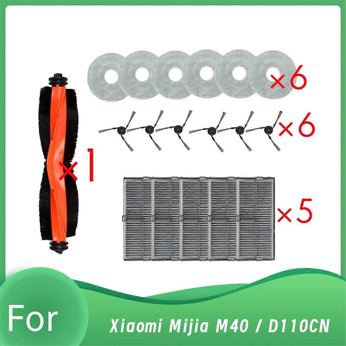 Kompatibel Mit Dem Xiaomi Mijia Saugroboter: Rotierende Seitenbürste, Hepa-filter Und Reinigungstuch.