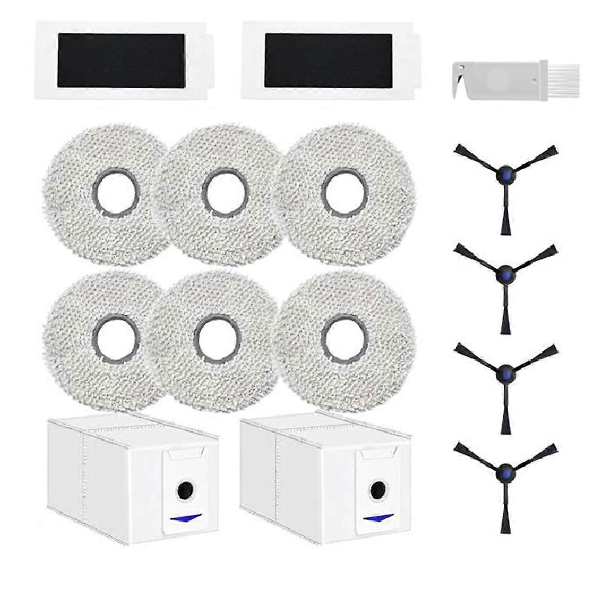 Zubehörset Für Den Omni T30 Pro Saugroboter: Filter, Tücher, Seitenbürsten, Staubbeutel Und Reinigungsbürste