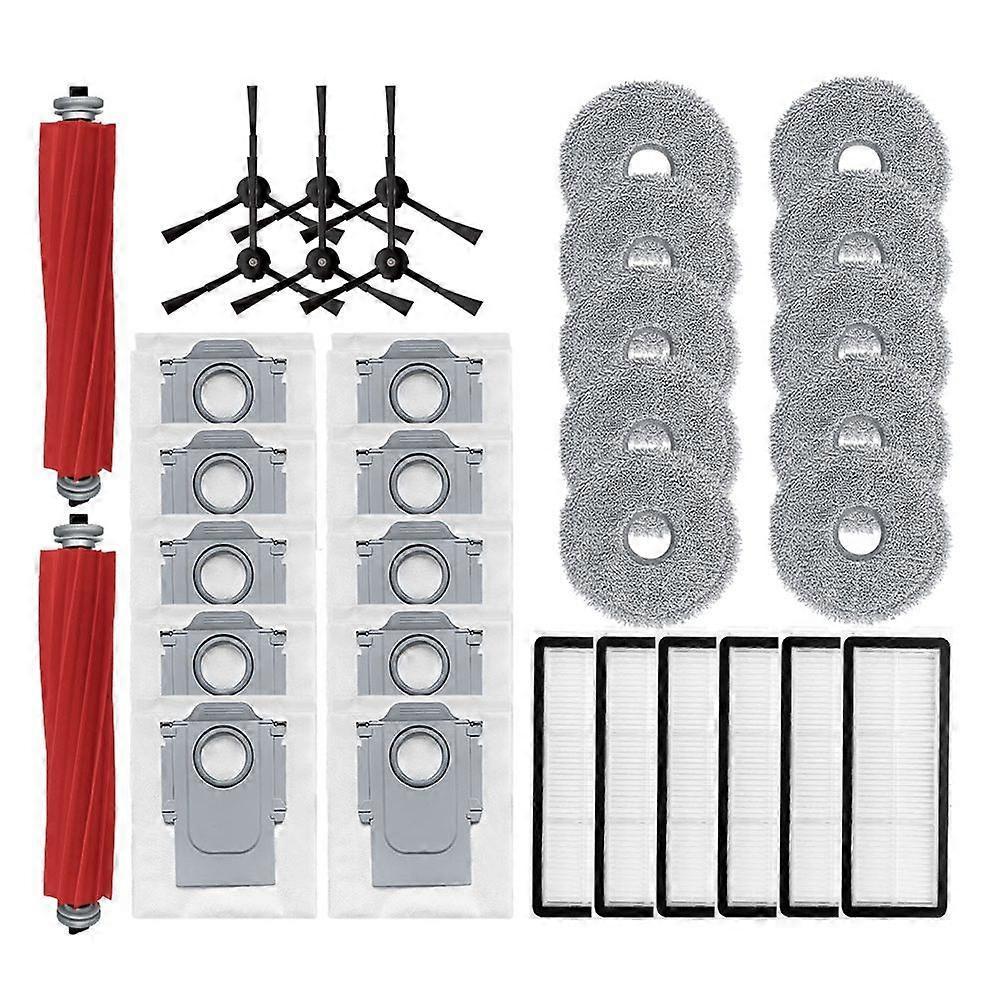 Ersatz-seitenbürstenfilter Und Staubbeutel Für Qrevo Pro / Qrevo Maxv / Qrevo S / Qrevo Plus