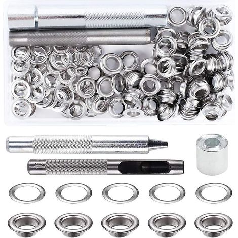 Ösen-set, Ösen-werkzeuge, Metall-ösen-ösen-set Mit Ösen-werkzeugen Für Die Reparatur Von Segeltuchplanen, Zelten (8 Mm)