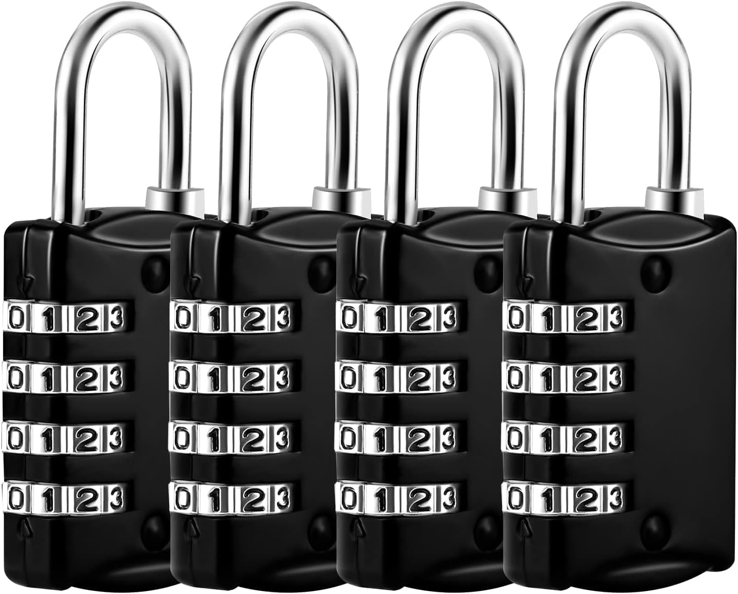 Lot Von 4 Cadenas Code De 4 Chiffres