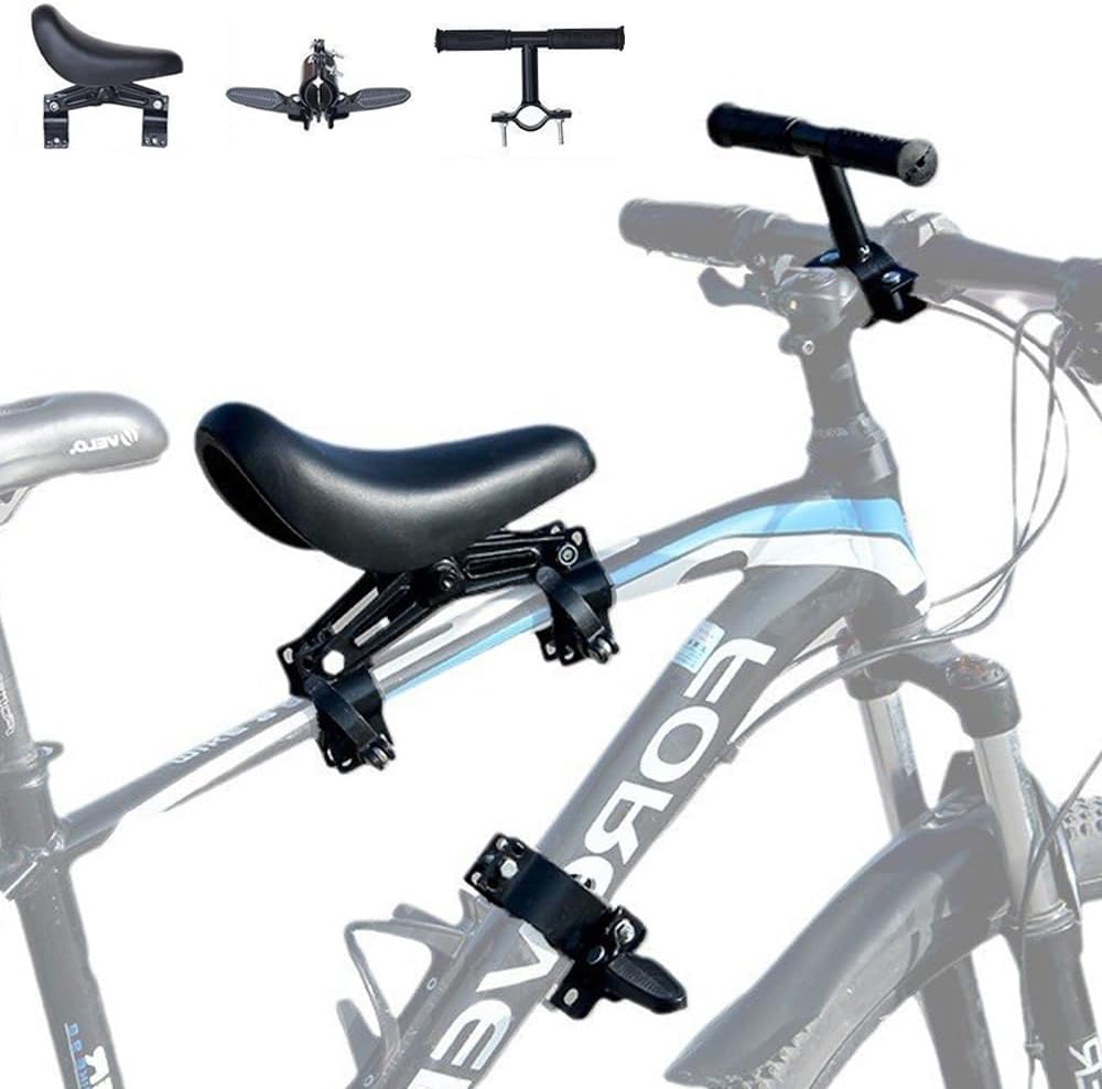 Frontmontierter Kinderfahrradsitz, Kinderfahrradsitze, Kompatibel Mit Allen Mountainbikes Für Erwachsene, Frontfahrradsitz Mit Lenker Und Pedalen Für Kinder Im Alter Von 2 Bis 6 Jahren (bis Zu 30 Kg)