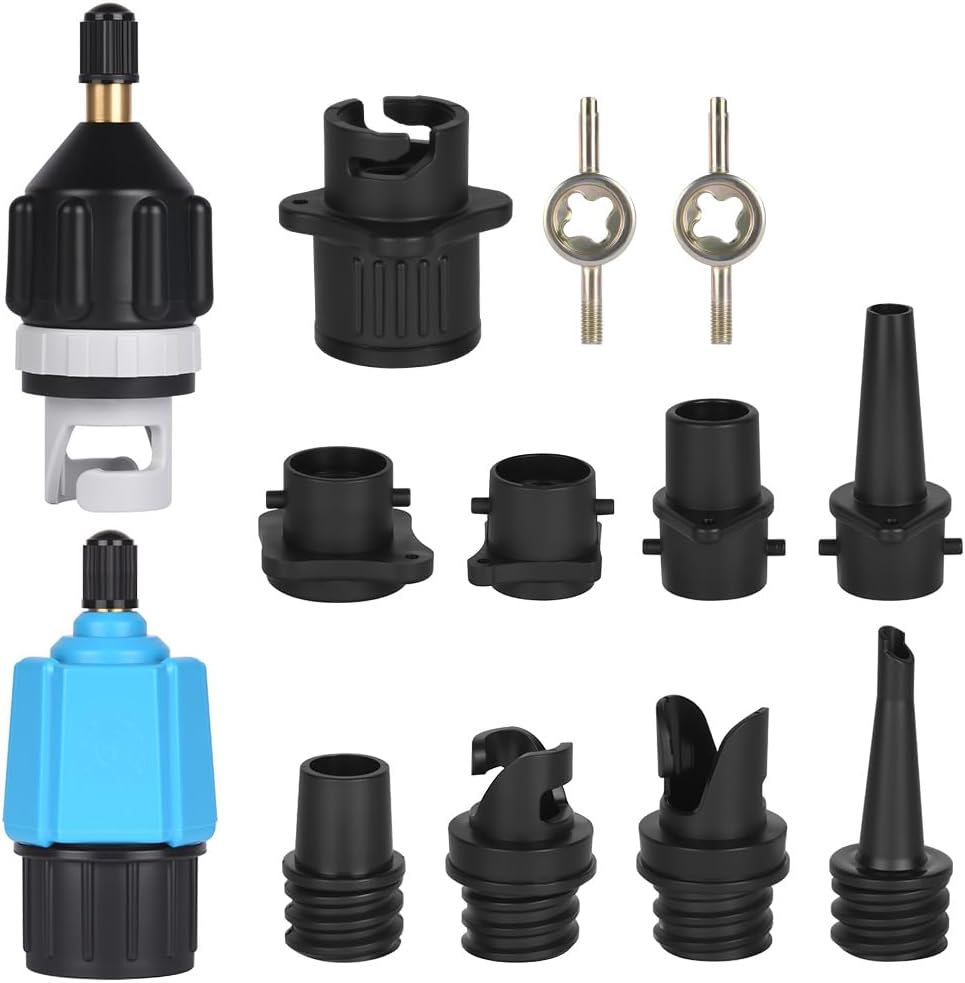 Kajakpumpenadapter, Sup-pumpenadapter, Kajakadapter, Ventiladapter, Aufblasdüse, Paddleboard-aufblasgerät Für Surfbretter, Paddleboards Und Kajaks, Schwarz