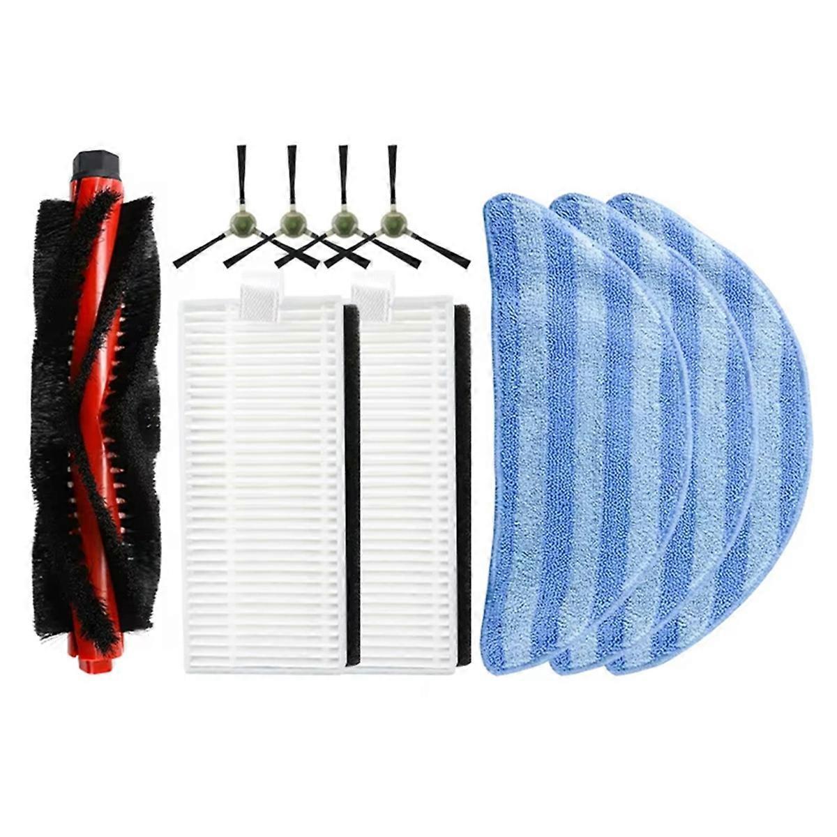 Ersatzteile Für Die Saugroboter M200, M201, M520m, M571 Und T700: Reinigungsbürste, Seitenbürste, Hepa-filter Und Tuch.