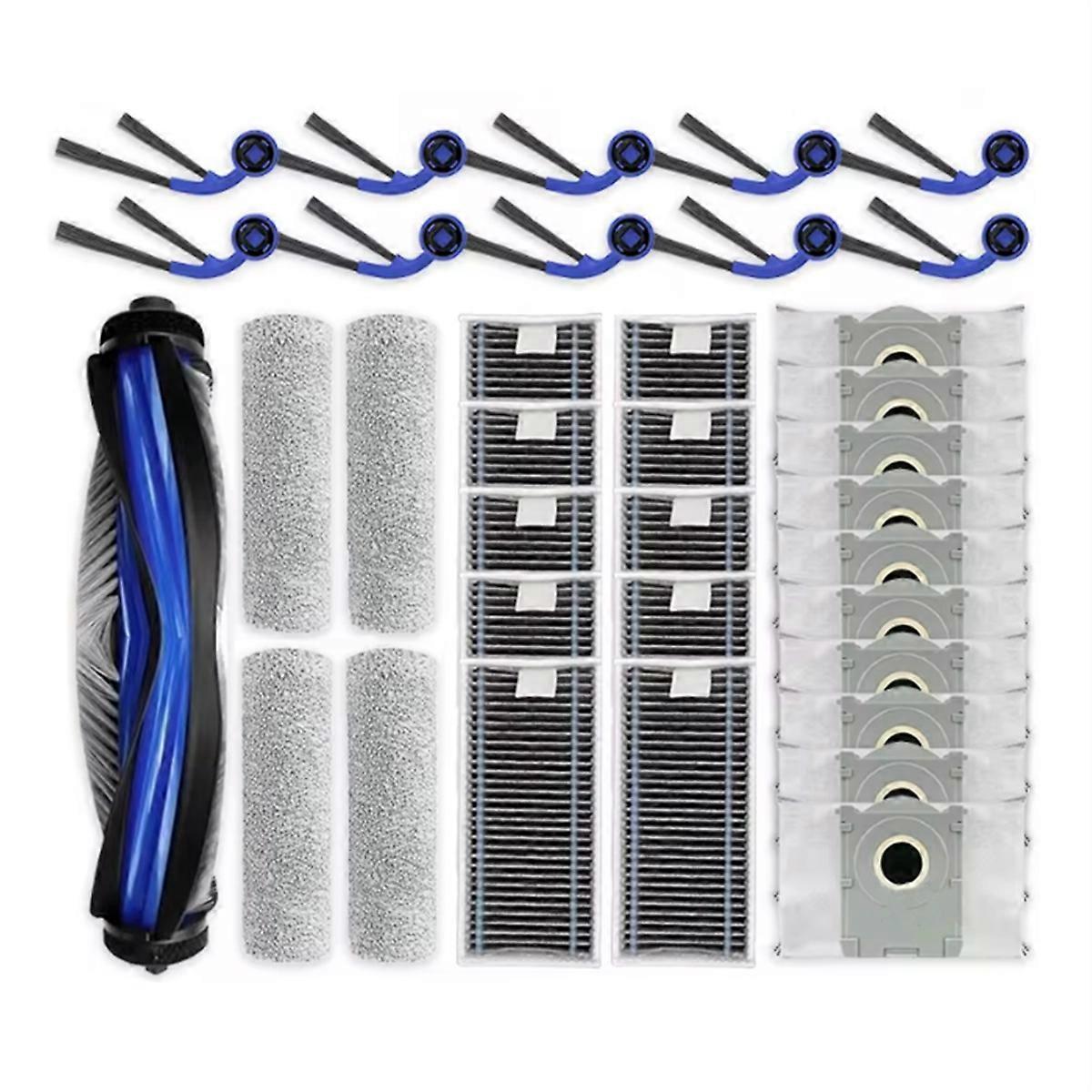 35 Teile Kompatibel Mit Dem Staubsauger X9 Pro Omni/x9 Pro – Ersatzteile: Hauptbürste, Hepa-filter, Staubtuch