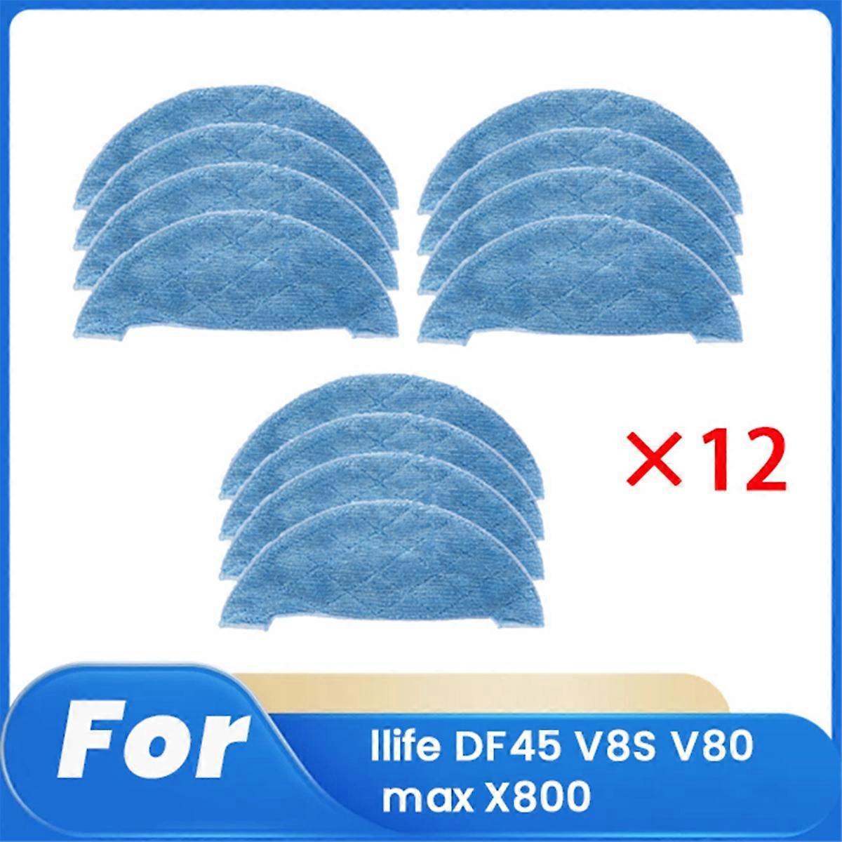 Packung Mit 12 Tüchern, Kompatibel Mit Den Saugrobotern Df45, V8s, V80max Und X800 (ersatzteile).