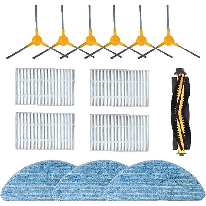 14-teiliges Set Inklusive Filter, Bürste Und Ersatztuch Für Die Saugroboter Proscenic 830t, 820s, 800t Und 820t.