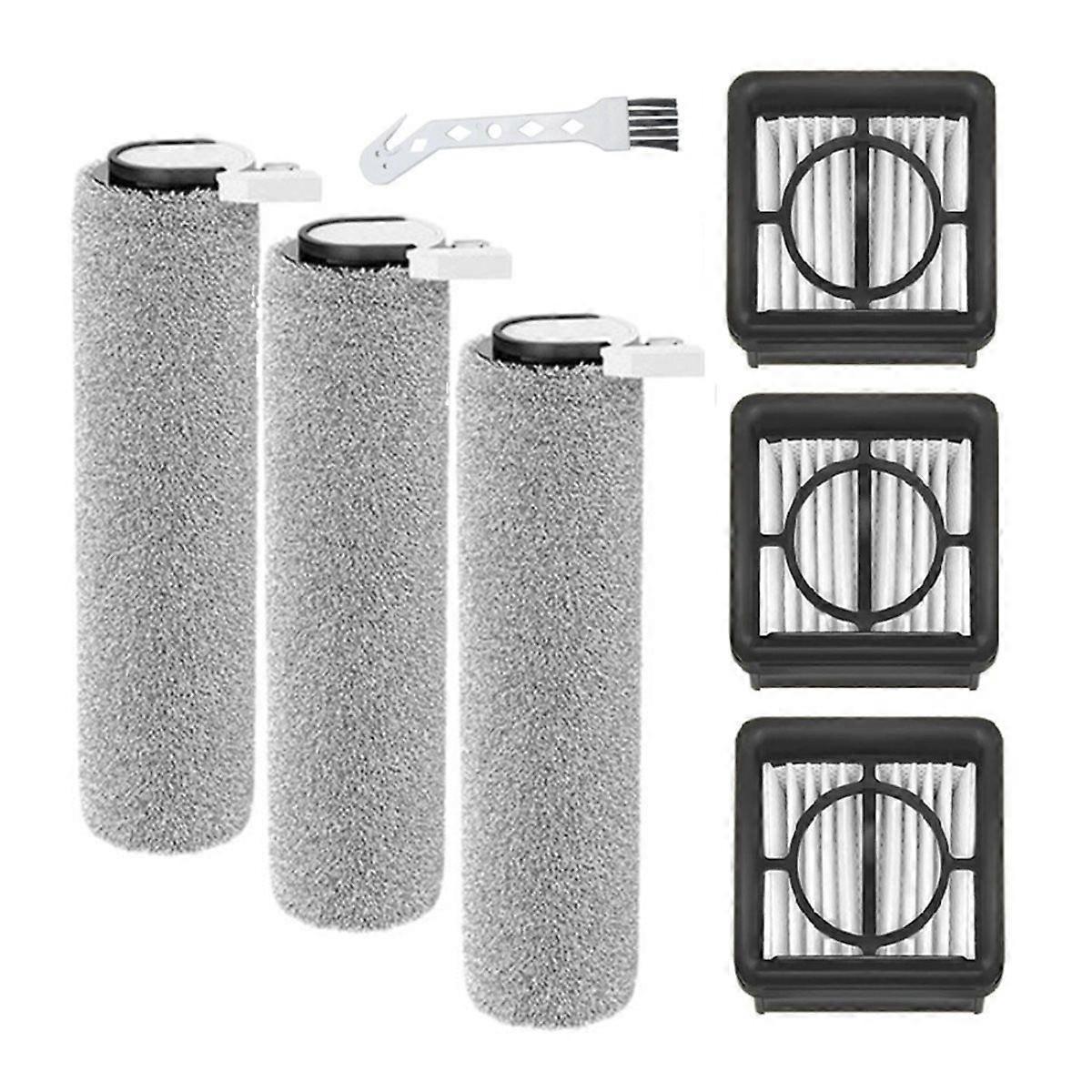 7-teiliges Set, Kompatibel Mit Den Nass- Und Trockensaugern W20 / 2c / 4c / 2 Lite: Rotierende Bürste Und Hepa-ersatzfilter