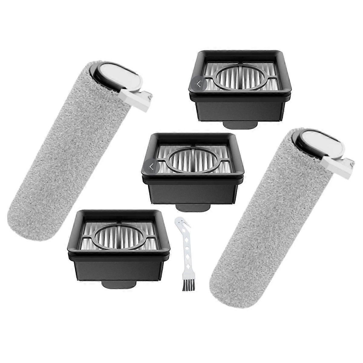 Packung Mit 6 Ersatz-rotationsbürsten Für Hepa-filter, Kompatibel Mit W20 / 2c / 4c / 2 Lite Nass- Und Trockensaugern.