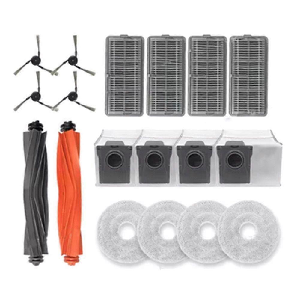 Ersatzteile Für Den Staubsauger X40 Pro Ultra: Hauptwalze, Seitenbürste, Hepa-filter, Reinigungstuch, Staubbeutel