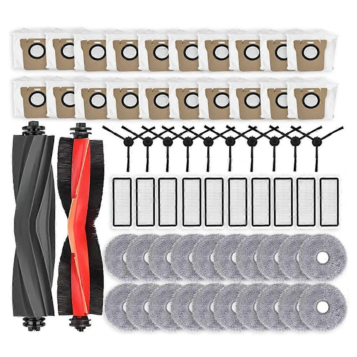 Hauptseitenbürste, Hepa-filter Und Ersatzstaubbeutel Für Den Staubsauger Bot L20 Ultra / L30 Ultra