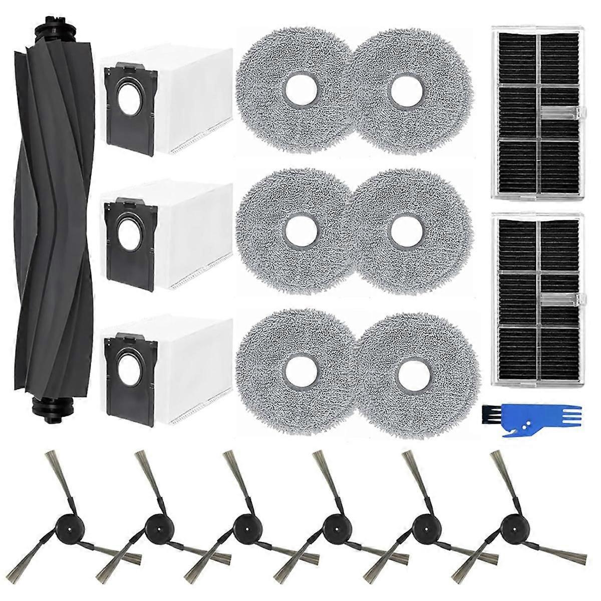 Ersatzzubehör Kompatibel Mit Den Saugrobotern X40 Ultra / X40 Pro / S30 Pro Ultra: Bürste, Filter Und Wischmopp