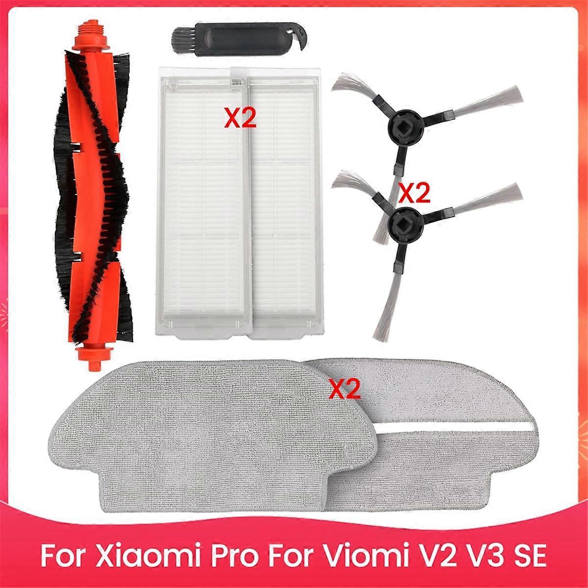 Zubehörset Für Den Mop Pro Saugroboter, V2 V3 Se, Haupt- Und Seitenbürste, Hepa-filter Und Reinigungstücher