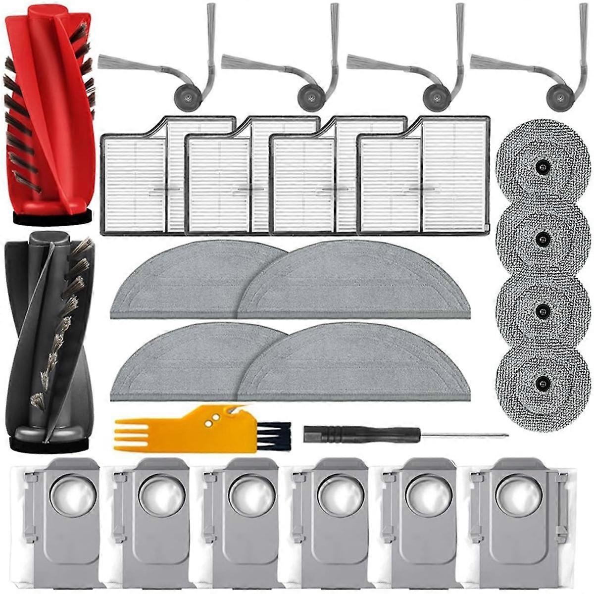 26-teiliges Set Für Saros 10 / S9 Maxv Ultra / G30 Staubsauger: Hauptbürste, Hepa-filter, Reinigungstuch Und Staubbeutel.
