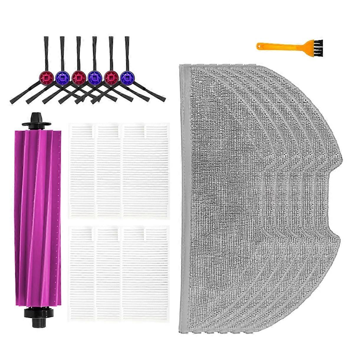 Ersatzteile Für Den Saugroboter E20 Plus: Hauptseitenbürste, Hepa-filter, Reinigungstuch. Zubehör