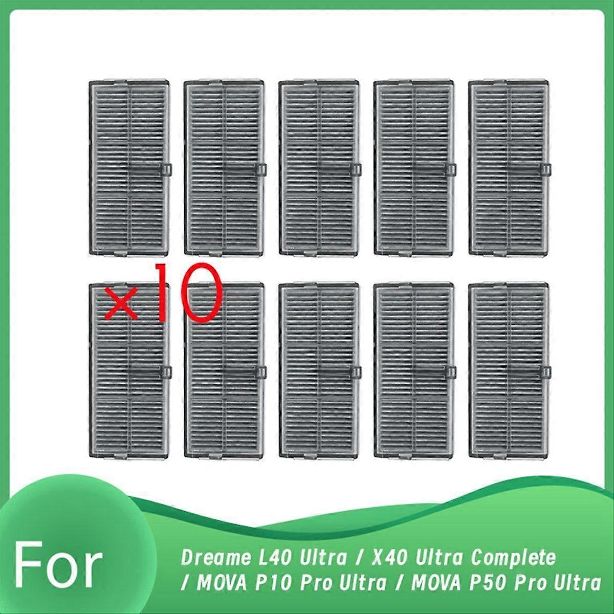 Packung Mit 10 Filtern Für Die Saugroboter L40 Ultra / X40 Ultra Complete / P10 Pro Ultra / P50 Pro Ultra