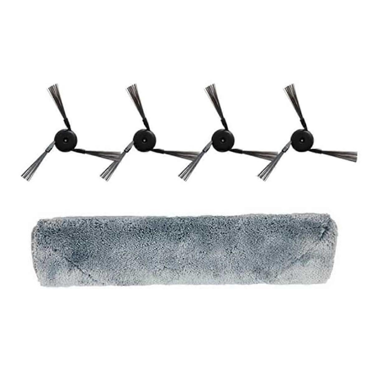 Set Mit 5 Ersatzteilen, Kompatibel Mit Den Staubsaugern Z50 / Z5 / Z5 Pro / Z50 Ultra: Reinigungstuch Und Seitenbürste