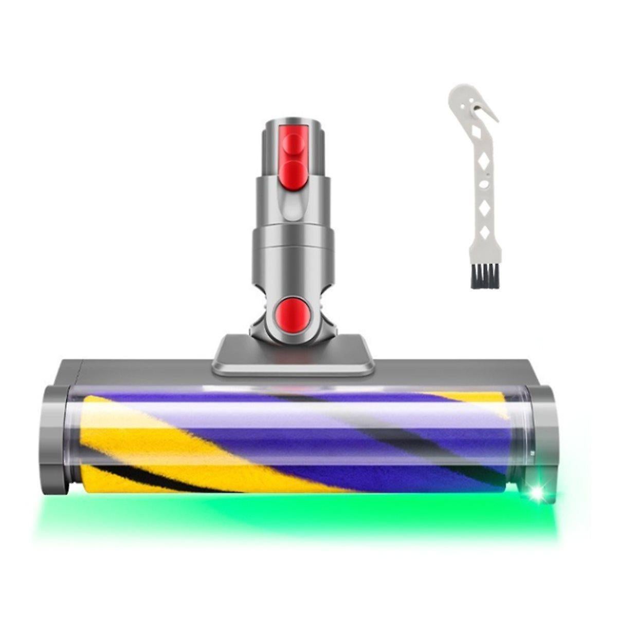 Led-softwalzenbürstenkopf, Kompatibel Mit Den Akku-staubsaugern V10 Slim Und V12 Slim. Teile Mit Grüner Led-anzeige.