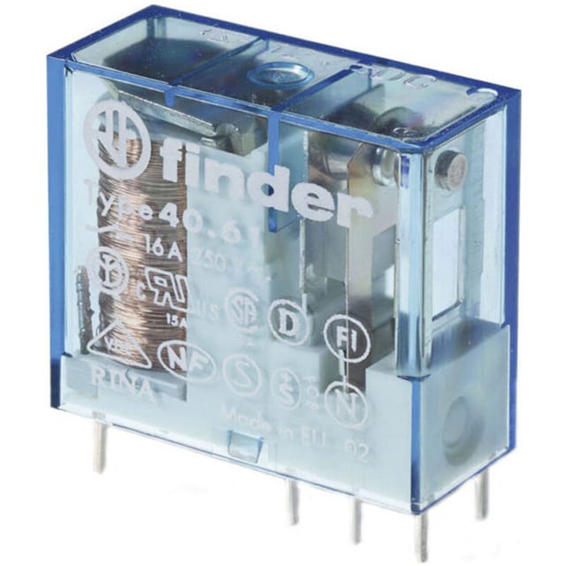 Finder 40.61.7.012.4001 Relais 250 V/AC, 400 V/AC 1 St.