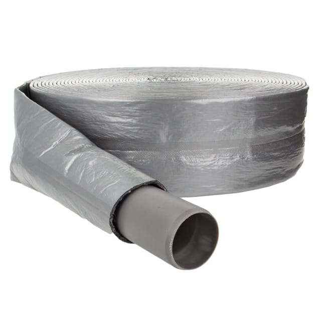 Tecuro - Vlies - Rohrisolierung ø 100 x 4 mm Dämmstärke, mit reißfester PE-Schutzfolie - Meterware