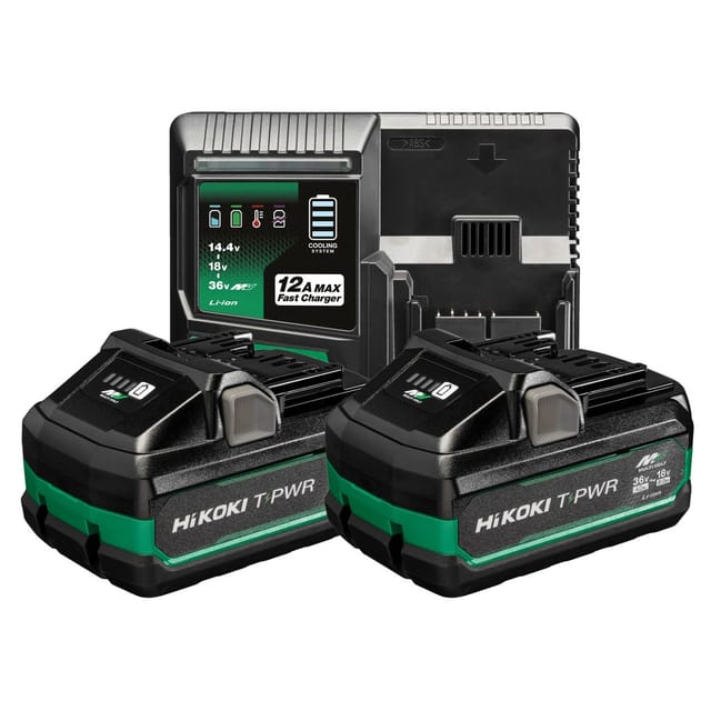 Hikoki - Booster Pack T-Power 18V 8,0Ah - 36V 4,0Ah + Schnelladegerät UC36YSL2WAZ