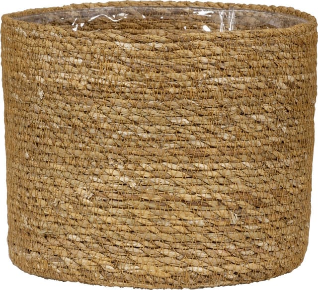 Scheurich - Seagrass 26, Korbgefäß/Korb-Pflanzgefäß/Korbtopf aus Seagrass Farbe: Nut, 26 cm Durchmesser, 23,5 cm hoch, 13,1 l Vol.