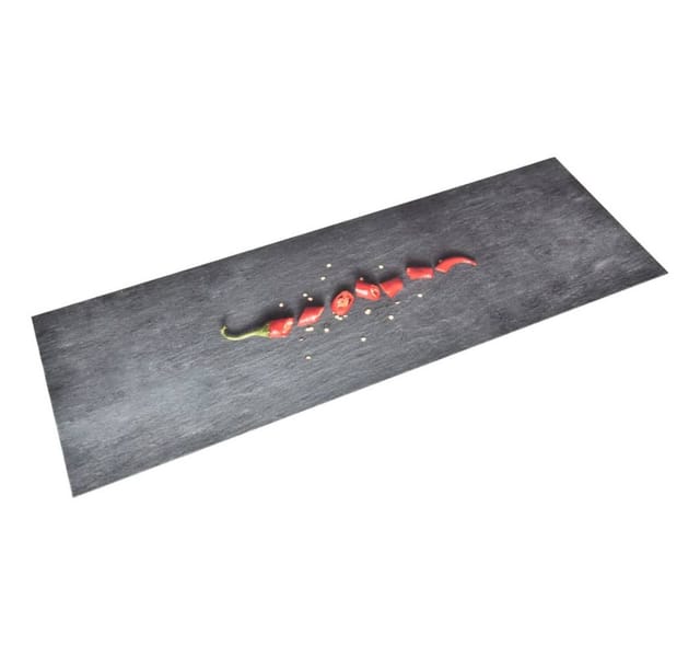vidaXL Küchenbodenmatte Waschbar Pfeffer 45x150 cm