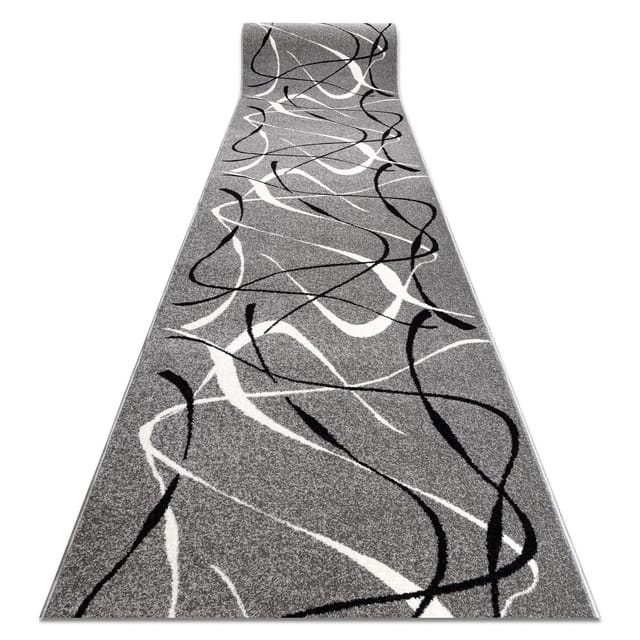 Läufer silver choco grau 80 cm grey 80x500 cm