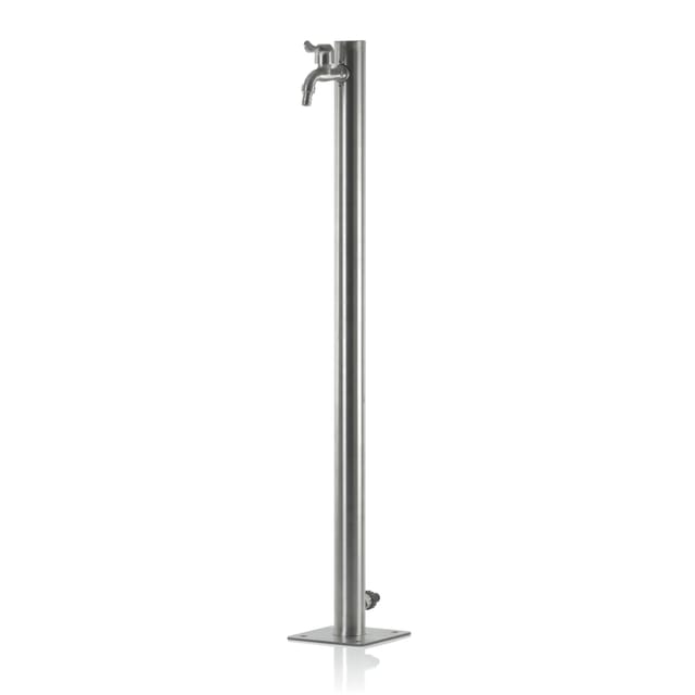 Zelsius - Edelstahl Wasserzapfsäule 'Wellington', 95 cm, Wassersäule Garten Zapfsäule