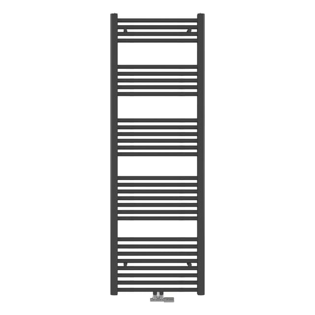 Badheizkörper Handtuchtrockner Handtuchwärmer 50x160cm, 690 Watt Anthrazit Bad-Heizkörper Mittelanschluss - Emke