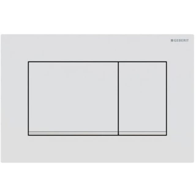 Sigma20 (ex Sigma30) Betätigungsplatte für 2-Mengen-Spülung, Square weiß matt 115.883.JT.1 - Geberit