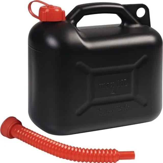NOW - Transportkraftstoffkanister 10 l schwarz hd-pe L330xB165xH320mm